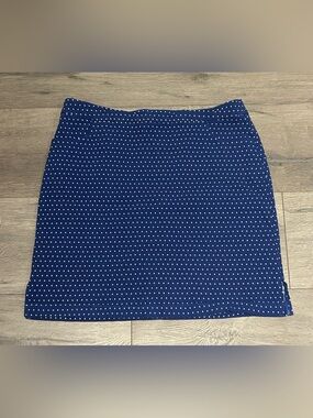 Classic Navy Polka Dot Skort